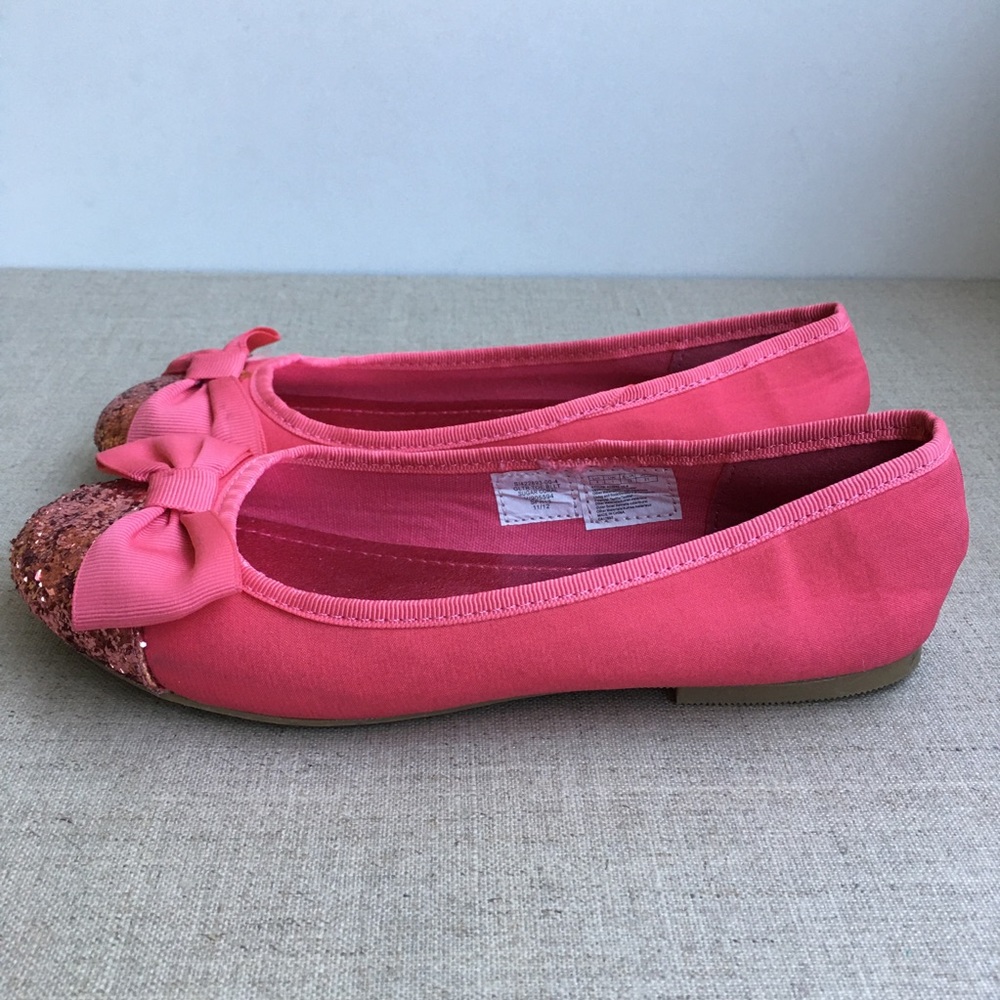 GAP Girl US 2 Fancy Ballet Flats with A Bow Shoes